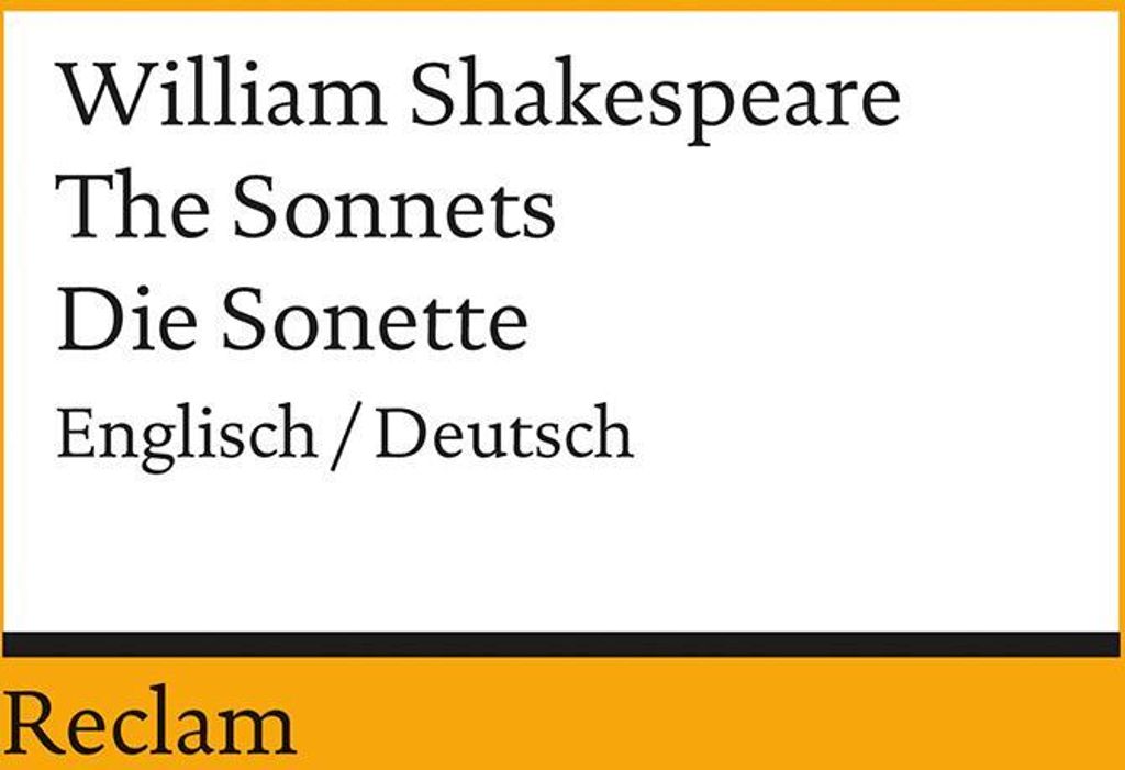 The Sonnets / Die Sonette. Englisch/Deutsch