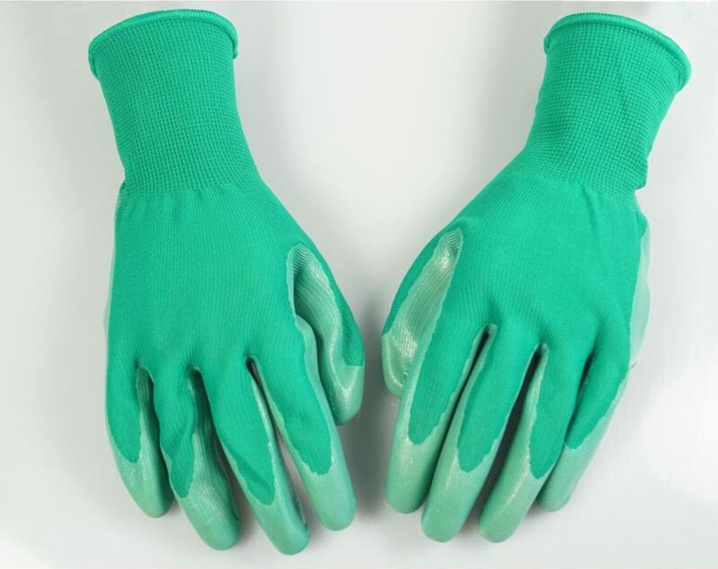 24x Handschuhe Nitril Gartenarbeit Montage Schnittschutz Mechaniker Paar Größen