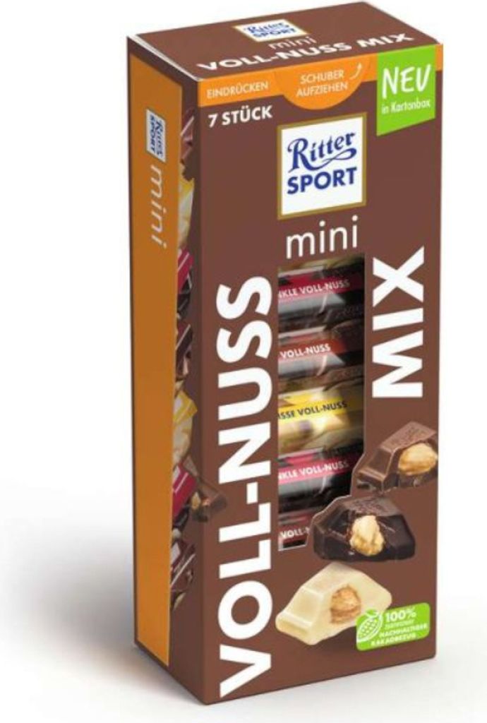 Ritter Sport mini Voll-Nuss Mix 7er Produktbild 