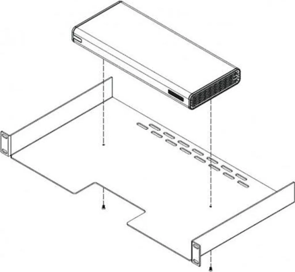 Plateau Rack Poly 2215-06177-001 : Fixez vos Accessoires de Visioconférence
