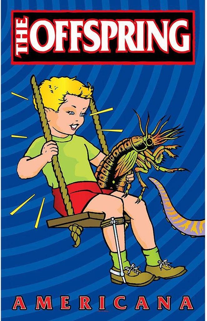 The Offspring - Poster "Americana", Stoff RO13968 (Einheitsgröße) (Bunt)