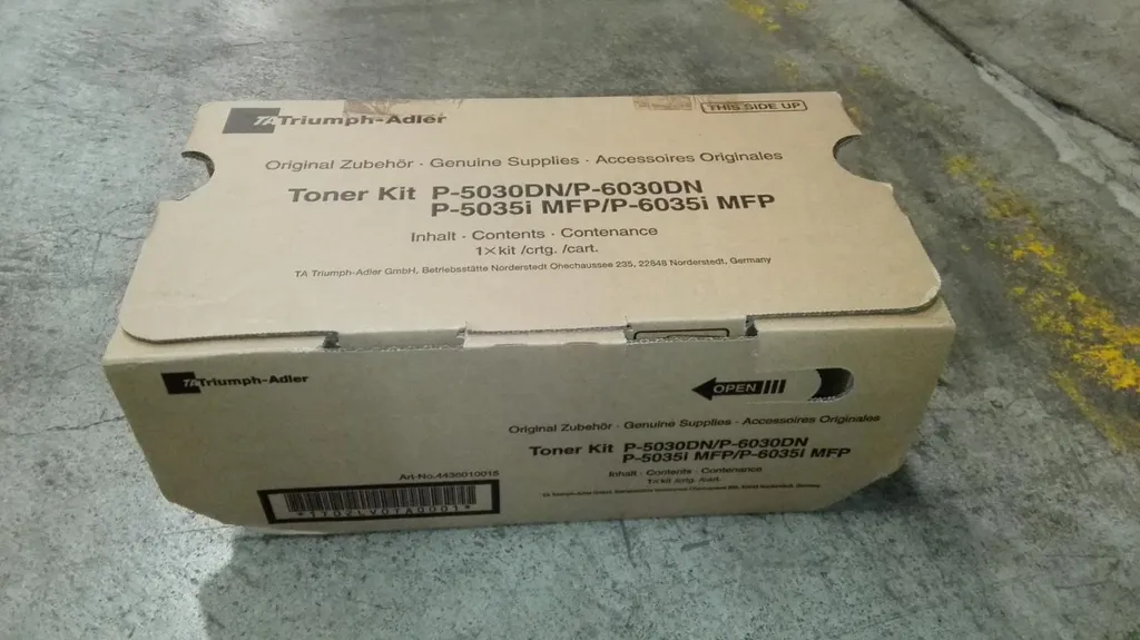 Toner noir Triumph Adler haute capacité pour des impressions nettes et pro