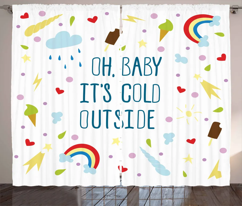 Tenda Camera Letto Abakuhaus 280x245 Lavabile Multicolore Oh Baby