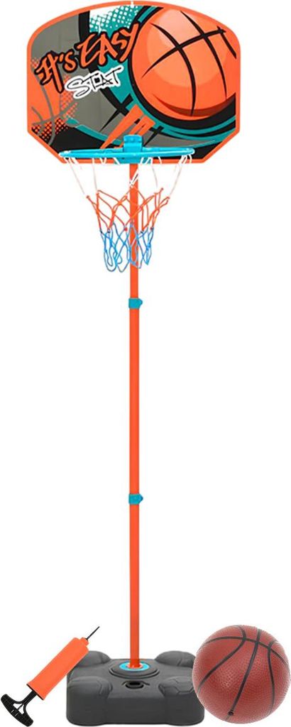 TechKidz, Basketballkorb 141cm - Easy Stat, Orange