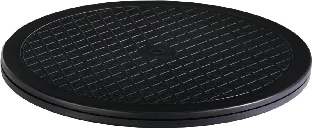 Plateau Rotatif 25,5cm Noir : Fini le Désordre dans vos Placards - 2