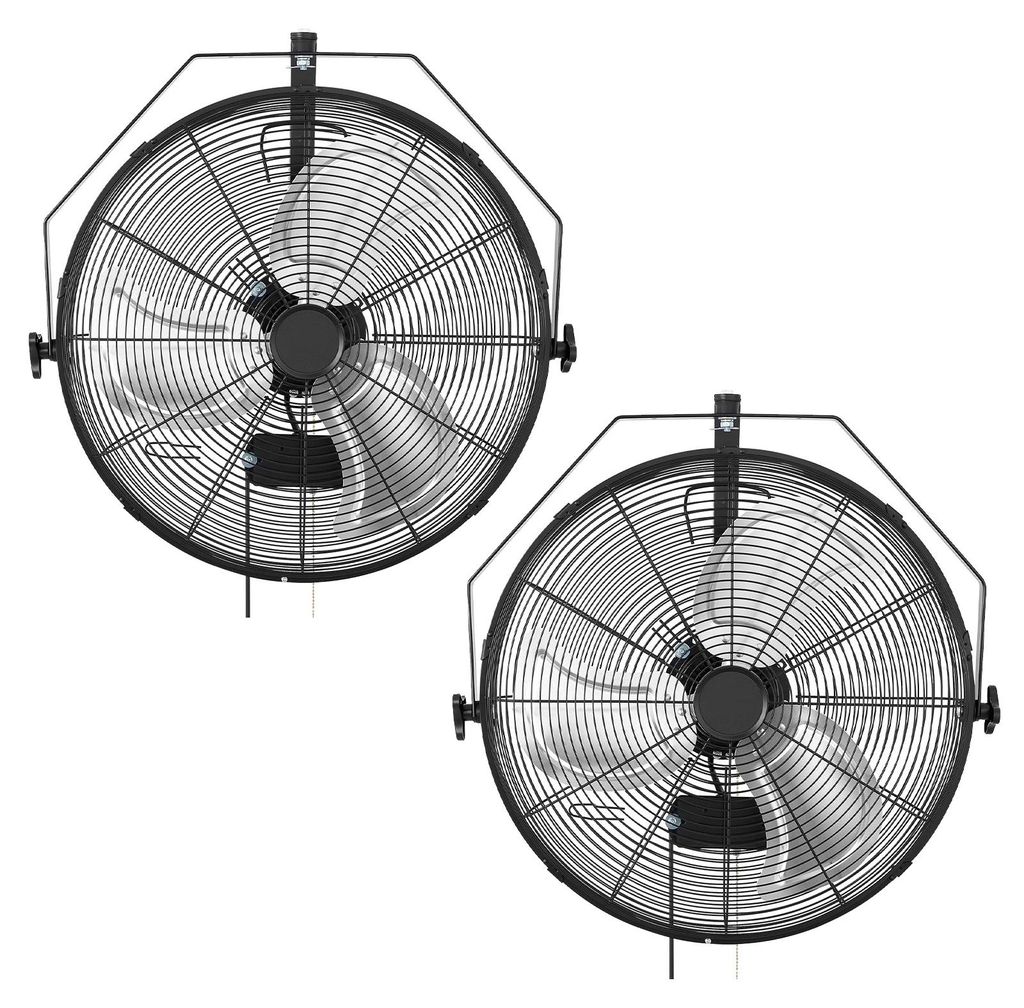 Ventilateur mural industriel SucceBuy 2x 120 W, 60 cm, Image du produit 