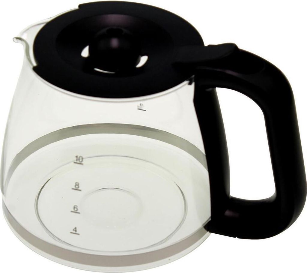 SEB Tefal Kaffeekanne Glaskanne mit Deckel schwarz für WMF Bueno Kaffeemaschine - Nr.: FS1000050071