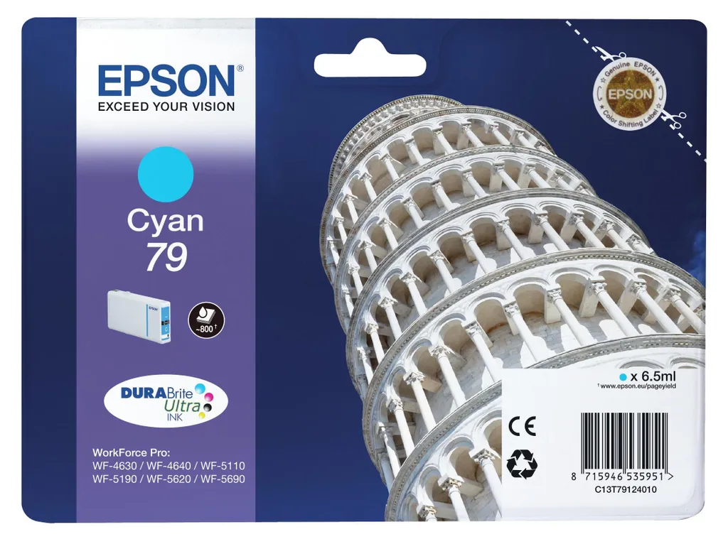 Risparmia con Epson 79 Ciano Originale T7912 - Prezzo Competitivo