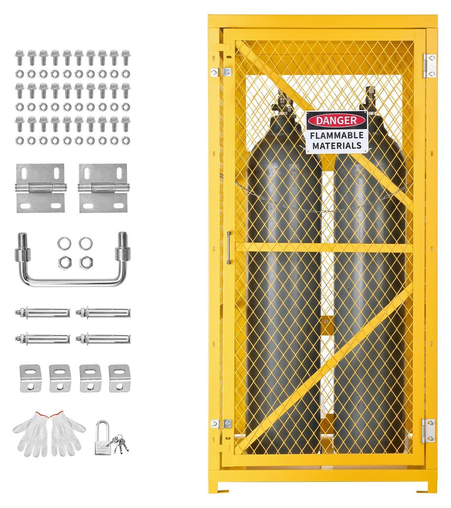 Armoire à bouteilles de gaz SucceBuy 787 x 762 x 1 650 mm, Image du produit 