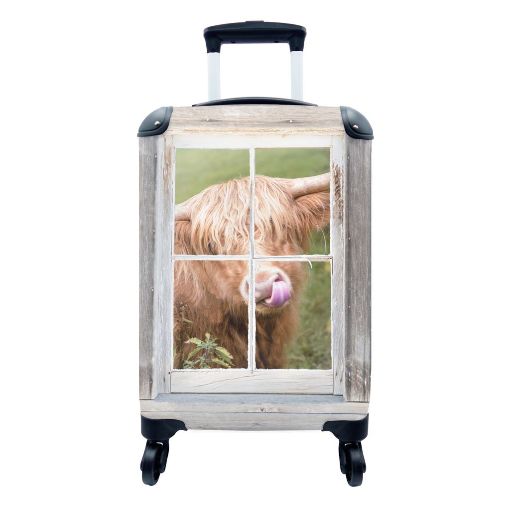 MuchoWow® Koffer Handgepäck Trolley Rollkoffer Kleine Produktbild 