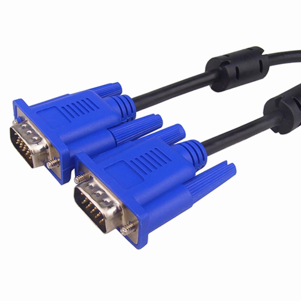 J12 VGA Kabel 1,5 m – 15-pol Stecker auf Stecker | Monitor- Produktbild 