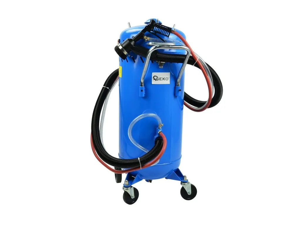 Machine de sablage mobile 106l avec réservoir acier et manomètre - 6