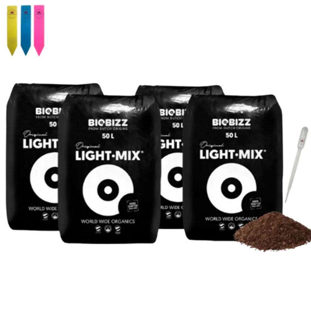 BioBizz Light Mix 4x 50L (200 Liter) Produktbild 