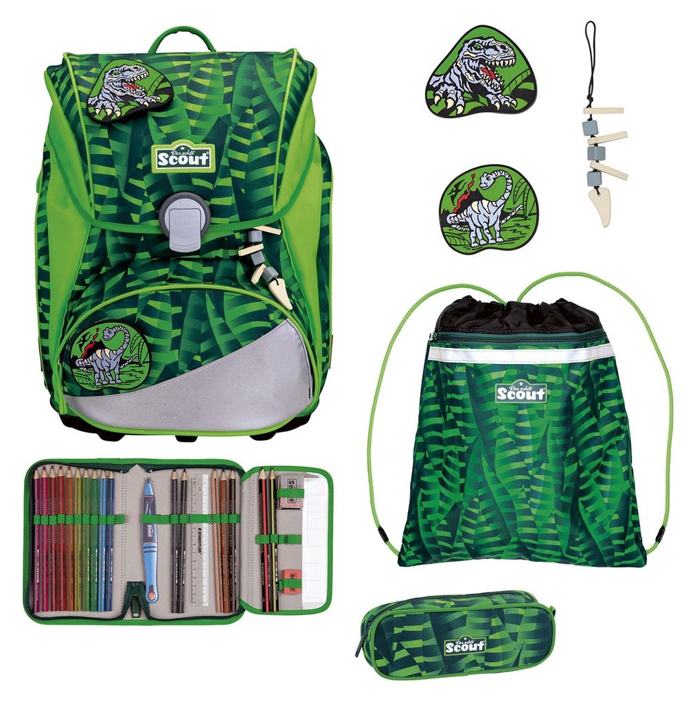 Scout Alpha Set cartable 4 pièces Danger Dino Image du produit 