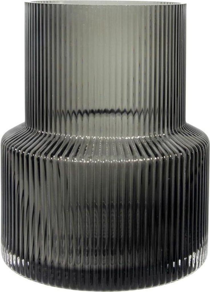 Famanu Glasvase Handgemacht - Modern, Groß, Schwarz Produktbild 