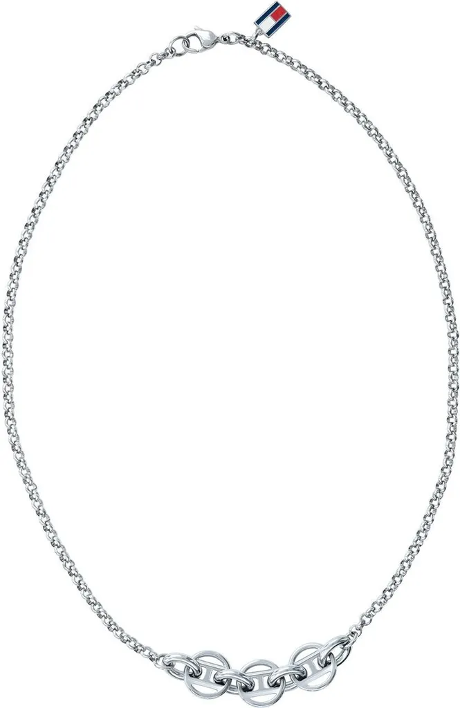 Bijou Homme : Collier Tommy Hilfiger Classic Signature Maille Acier