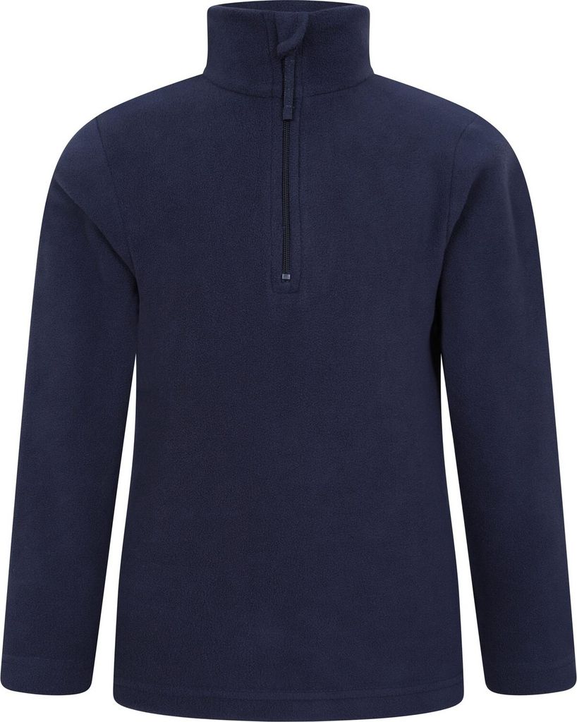 Mountain Warehouse - "Camber II" Fleecejacke mit halbem Reißverschluss für Kinder MW3237 (104) (Blau)