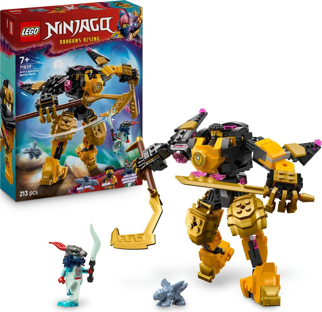 LEGO NINJAGO Arins Spinjitzumech - Ninja-Spielset mit Produktbild 