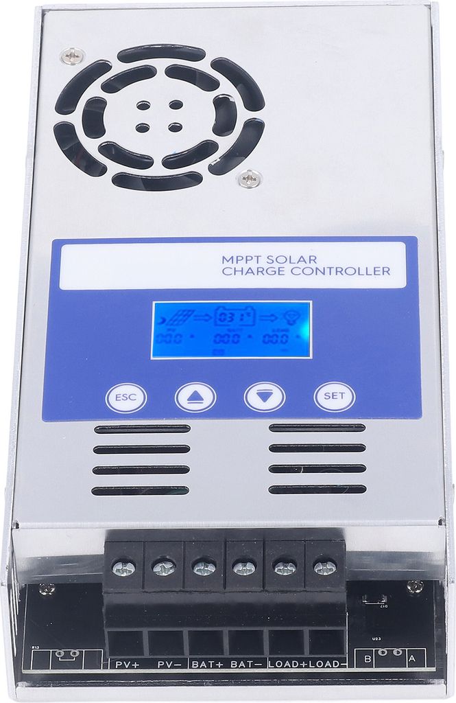 MPPT Solar-Laderegler Solarpanel-Regler mit LCD-Anzeige für Sealed Gel 12V 24V 36V 48V Maximum 180VDC Input 60A