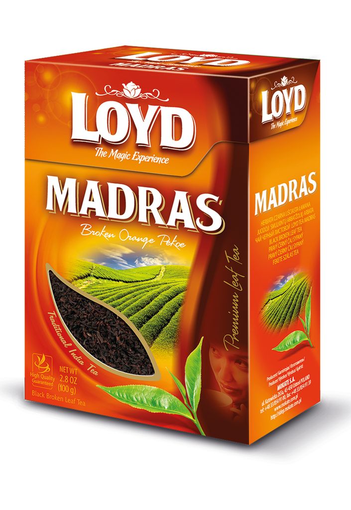 Loyd Madras Herbata Czarna Liściasta Indyjska Doskonała z Zdjęcie produktu 