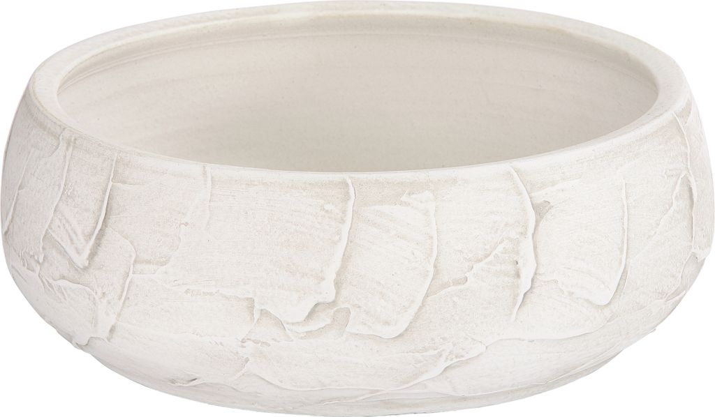 Dehner Pflanzschale Alessio, Ø 23, Höhe 10 cm, Keramik, Produktbild 