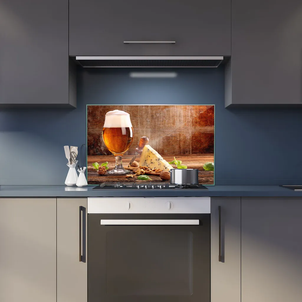 Piastra Copertura Per Piano Cottura 60x52 Cm, Vetro Caffè, Multiuso Per Cucina