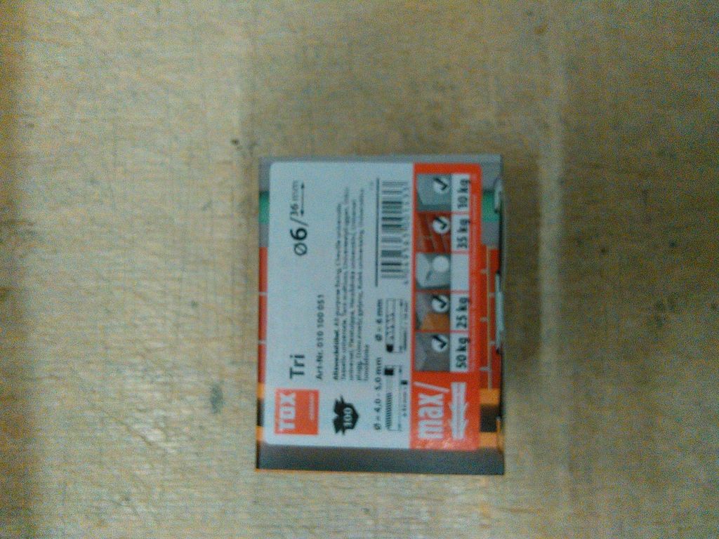TOX 010100051 TOX TRI 6/36 010100051 Universaldübel Ø 6 mm Productafbeelding 