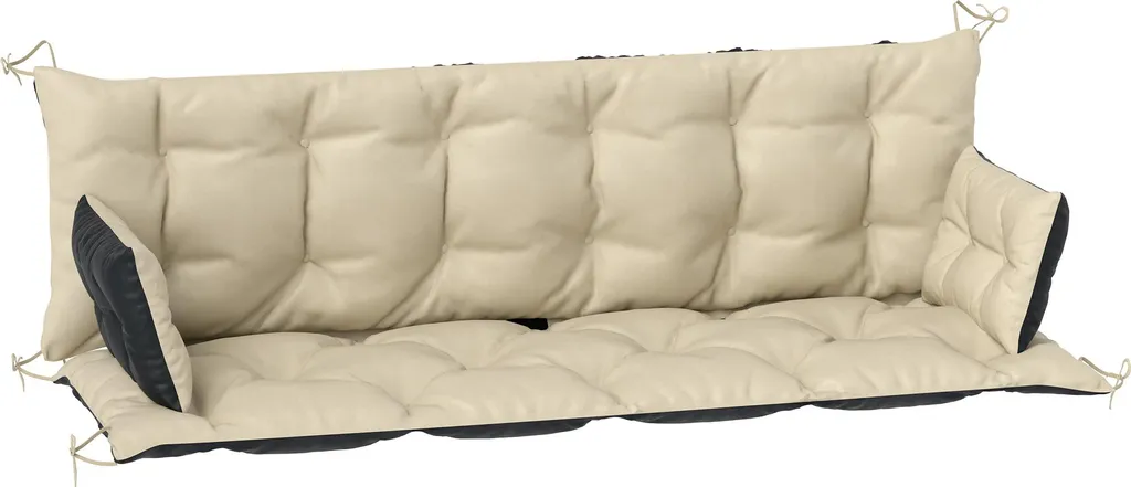 Cuscino Panca 3 Posti 180x110 Fortuna Lai - Spessore 8cm per Giardino