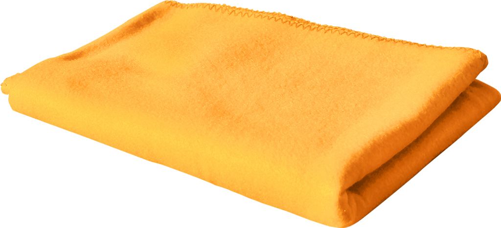 Polar Fleecedecke gelb 130 x 160 cm   : gelb : 100% Produktbild 