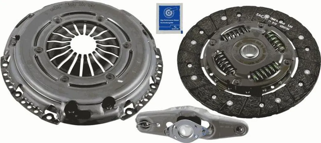 Kit d'embrayage SACHS 3000 950 082 pour Polo 6R et Golf VII - OE 04E141016T