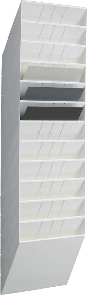 DURABLE Wandprospekthalter FLEXIBOXX weiß DIN A4 Produktbild 