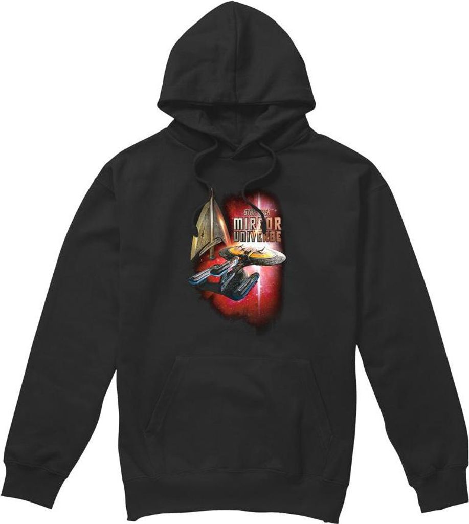 Star Trek - "Mirror Enterprise" Kapuzenpullover für Herren TV8137 (XXL) (Schwarz)