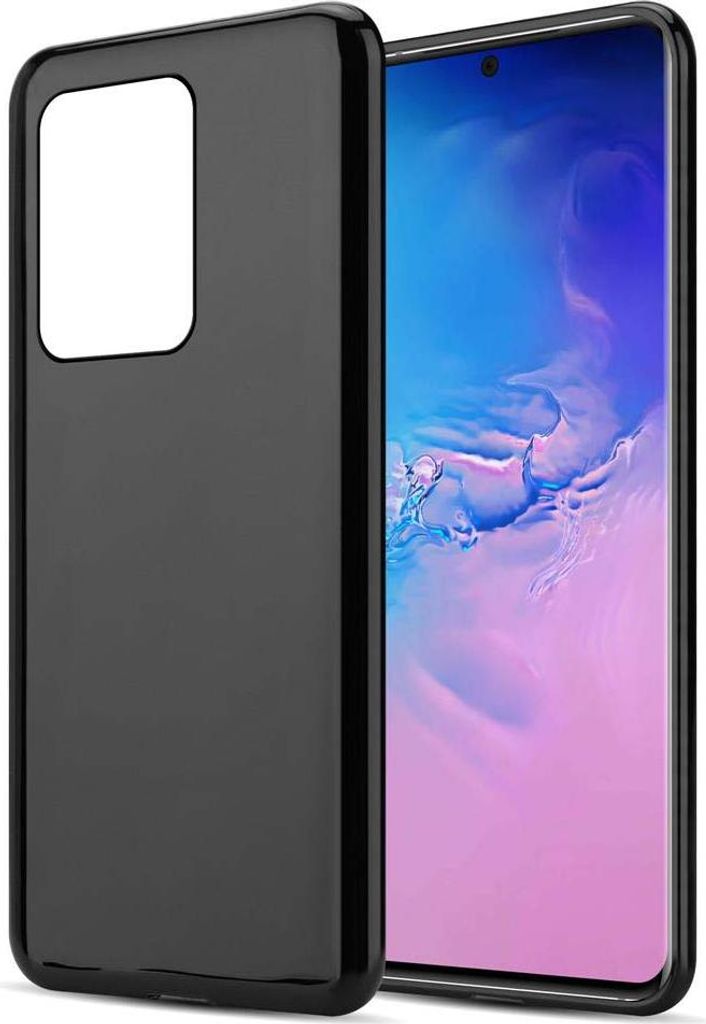 Cadorabo Hülle für Samsung Galaxy S20 ULTRA Schutz Hülle in Schwarz Schutzhülle TPU Silikon Cover Etui Case