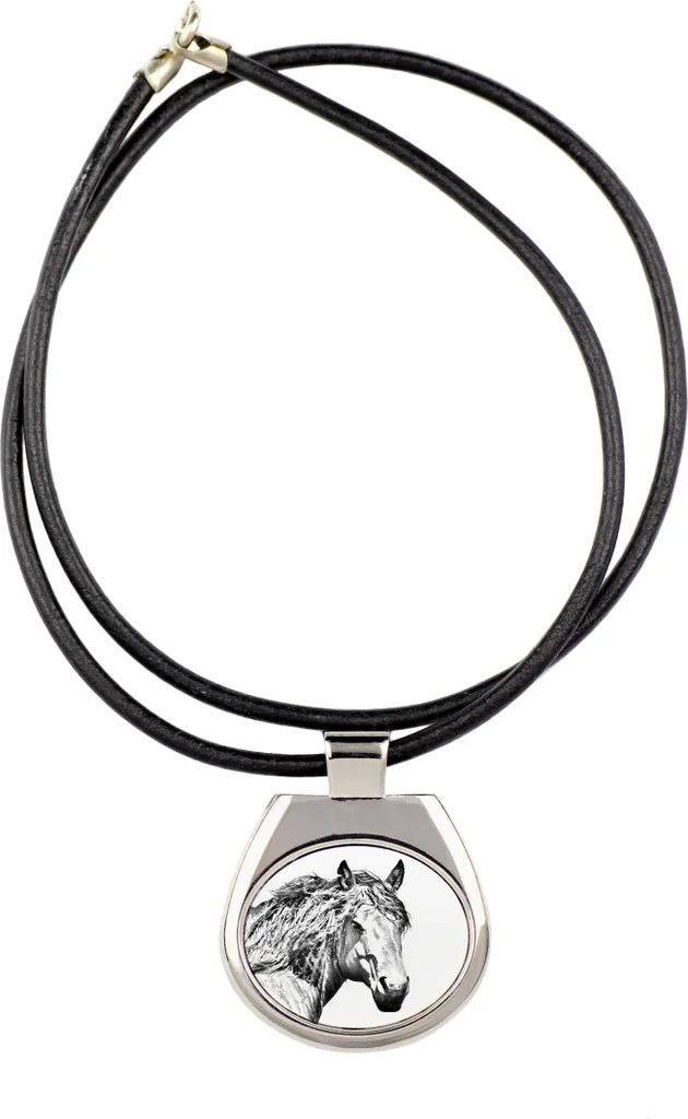 Collana Cavallo Basco di Montagna Art-Dog | Ciondolo Foto Personalizzato