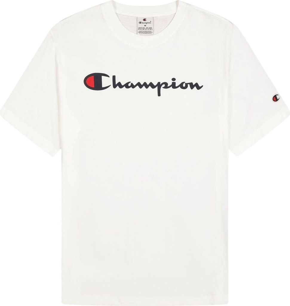 CHAMPION Crewneck T-Shirt Herren weiss M