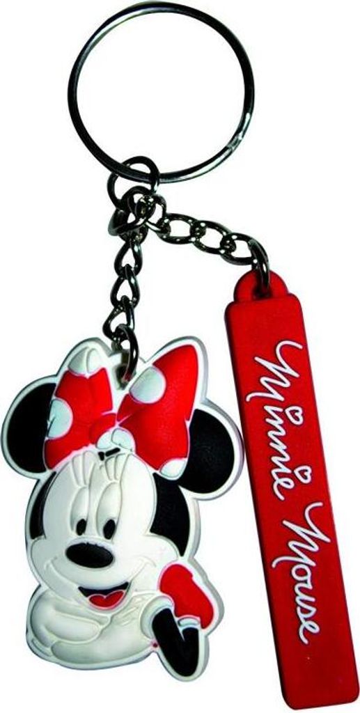 OK Cars Auto Schlüsselanhänger Minnie Mouse Maus mit Schriftzug 3D Print