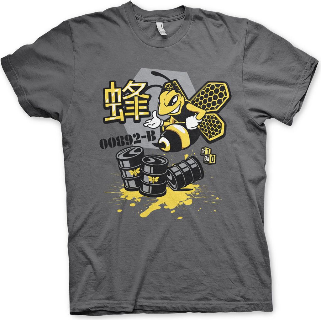 Breaking Bad Meth Bee 00892-B T-Shirt - XX-Large - DarkGrey