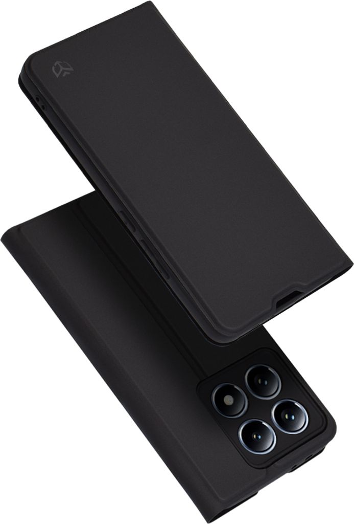 Techsuit Magskin Book Wallet Klapphülle für Xiaomi 14T Pro - Schwarz