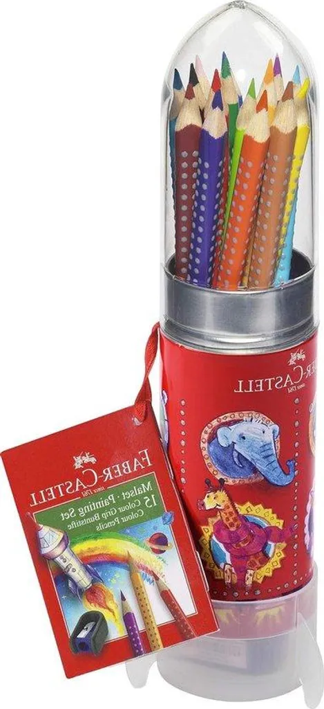 Crayons incassables pour enfants - Kit artistique 15 pièces multicolores