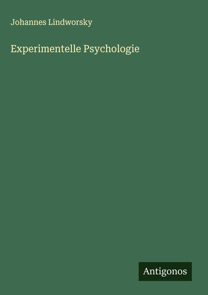 Experimentelle Psychologie