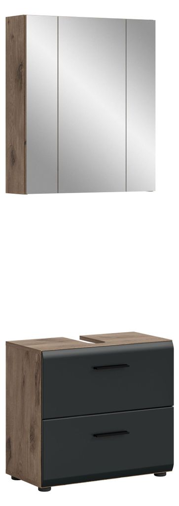 Bad Set Ice 9 | 2-teilig | Nox Oak / schwarz matt