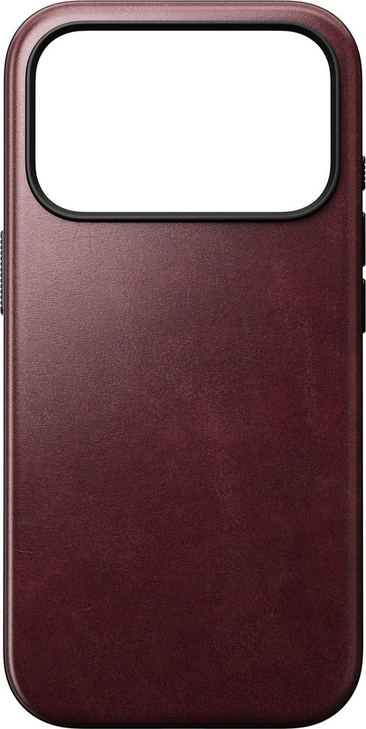 Nomad Modern Leather Case iPhone 17 Pro Burgundy Horween Produktbild 