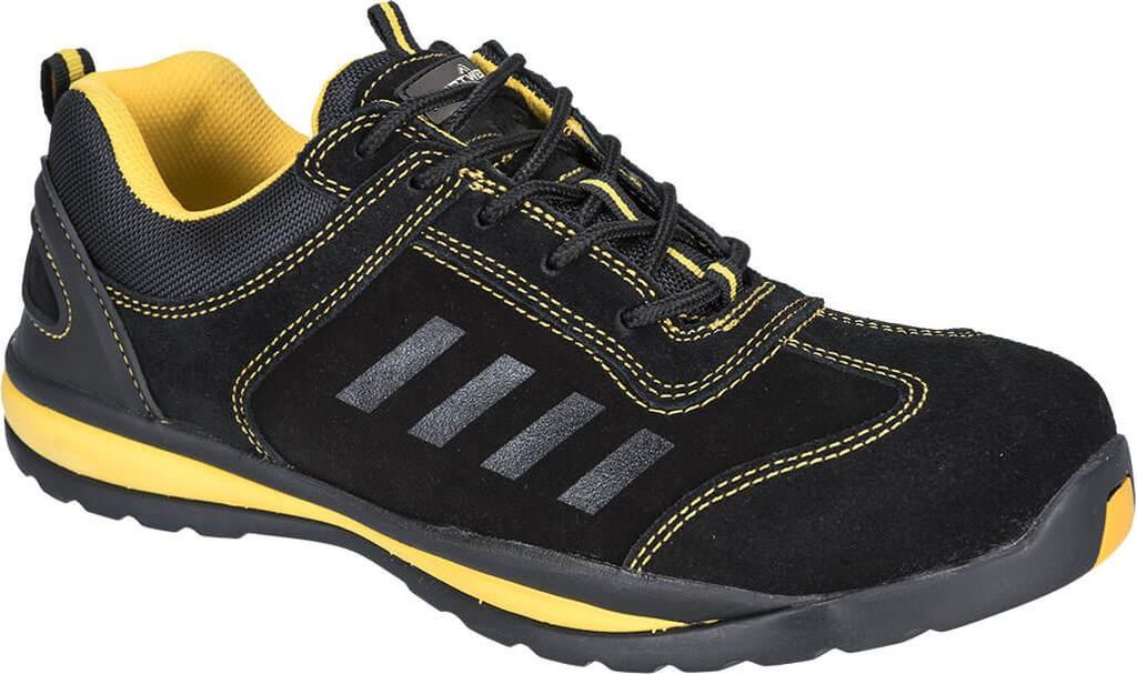Portwest FW34 Steelite Lusum Sicherheits-Trainer S1P HRO Black Gr. 47