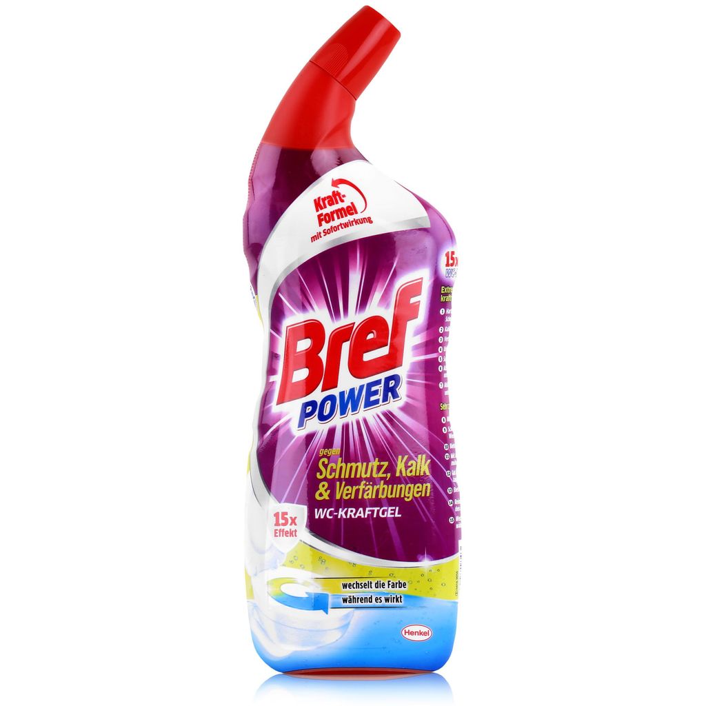 Bref Power WC-Kraftgel gegen Schmutz, Kalk & Verfärbungen Produktbild 