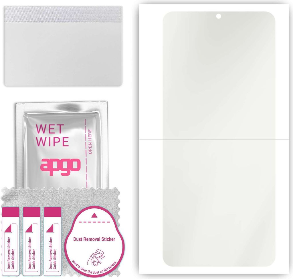 apgo Hydrogel Schutzfolie, Matt, kompatibel mit Oppo Reno3 Youth, flexibele Displayschutzfolie, Folie mit Positionierhilfe, Anti-Fingerprint, kratz...