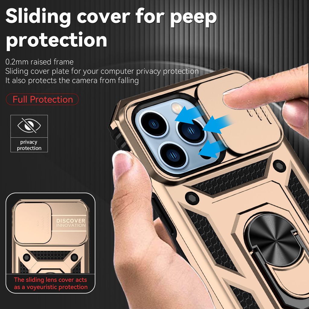 Vigamen Custodia Per IPhone 12 / 12 Pro Con Protezione Schermo Inclusa - Antiurto Certificazione Militare, Opaca Traslucida, Sottile Con Airbag Agli Angoli - 2