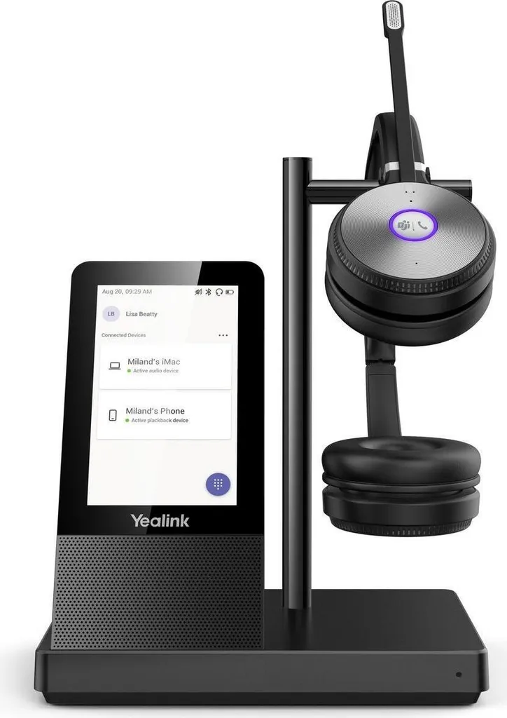 Système de conférence sans fil Yealink WH66 Dual pour bureau et Teams