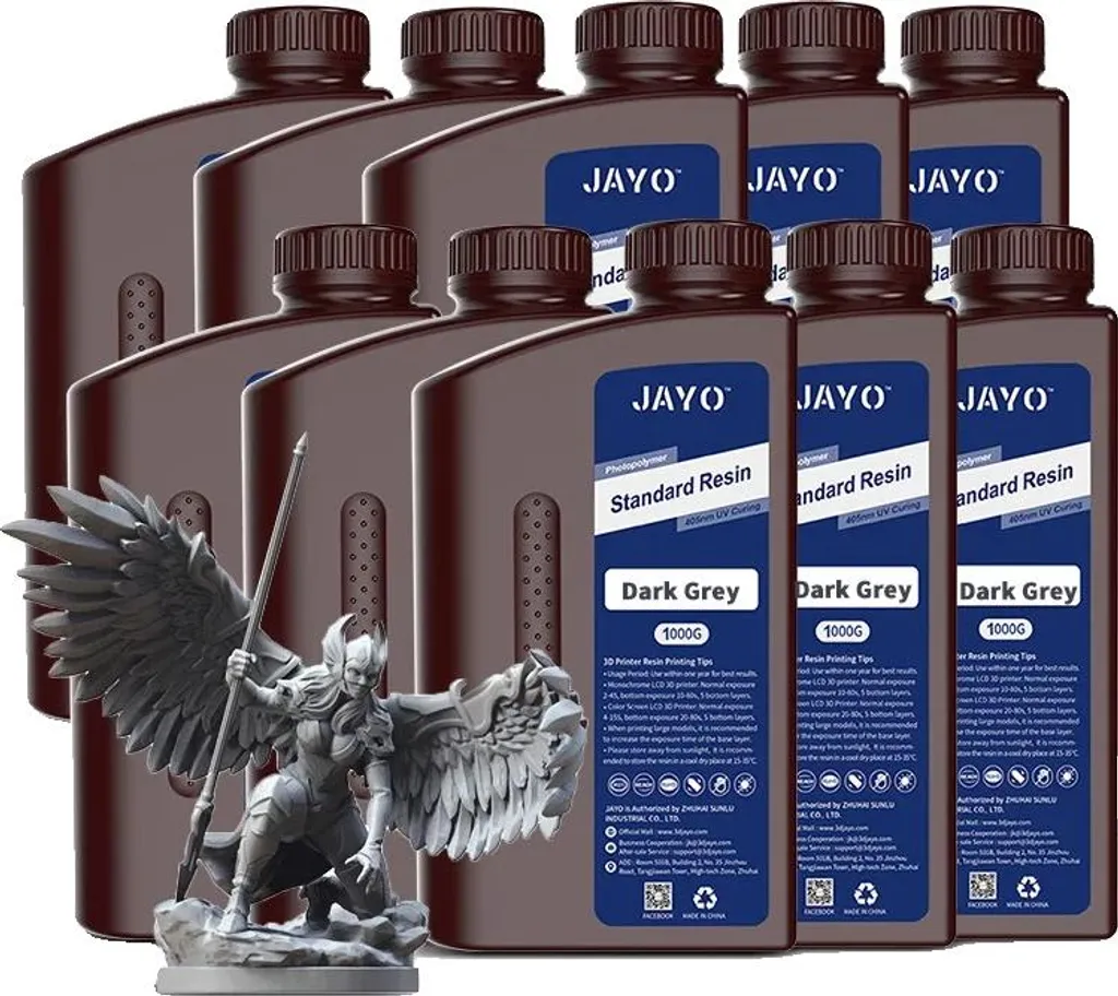 Résine 3D sans déformation DGrey haute précision, pack expert 10kg