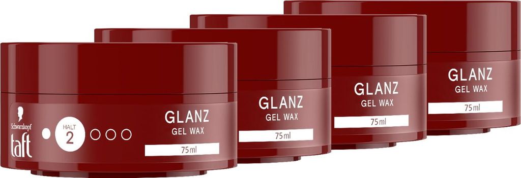 TAFT Gel Wax Glanz 75ml, 4x 75ml Produktbild 