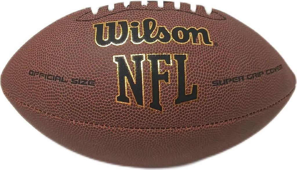 Wilson NFL Super Grip Fußball braun Offizielle American Produktbild 